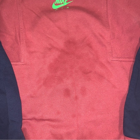 Nike Air Brushed-Back SWEATSHIRT Fleece Crew MENS MEDIUM - Picture 4 of 5